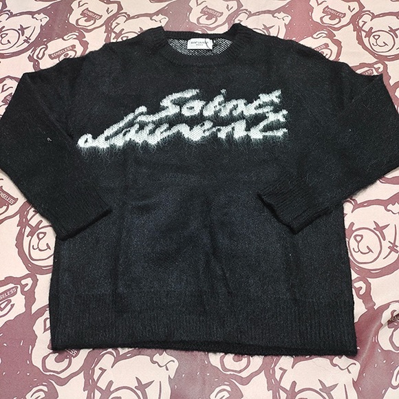 Saint Laurent Other - Saint Laurent Black Letter Sweater